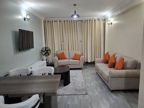 Family Apartment, City View | Living area - Lux Suites Summerlake Apartments Kisumu (Kisumu)