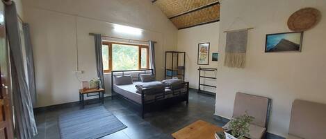 Family Double Room, Balcony, Hill View | Soundproofing, free WiFi, bed sheets