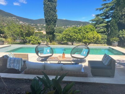 Villa Céleste, Apartment in villa, Swimming pool, garden, quiet, near the sea