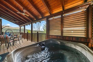 Terrace/patio - Rustic Cabin w Modern Comfort Minutes from Parkway (Pigeon Forge)