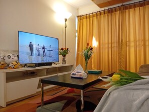 2 habitaciones, tabla de planchar con plancha, wifi y ropa de cama