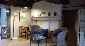 Habitación, vistas al jardín | Zona de estar