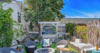 Bright Cayucos Bungalow Steps to Beach & Pier | 3BR w/ Shared Firepit Lounge