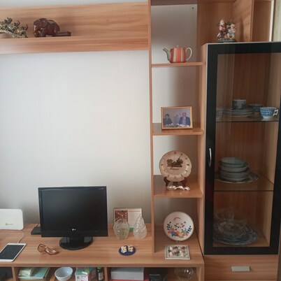 Tranquil 2-bedroom apartment in Ulaanbaatar with AC, WiFi