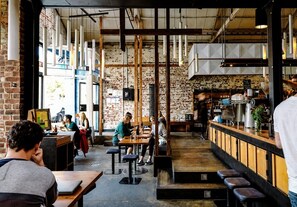 Dining - Urban Escape: King Bed, Parking + Walk to CBD! (West Melbourne)