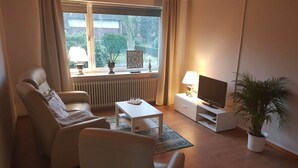 House | Living area - Control Board Comfortable Holiday Residence (Varel)