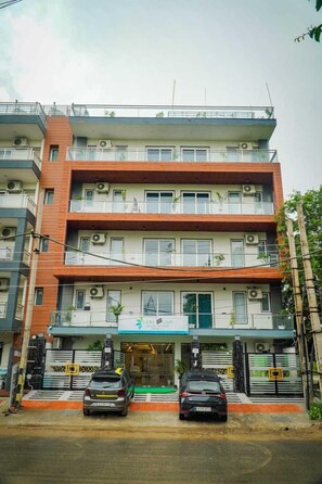 Overnatningsstedets facade