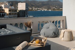 Luksus-suite | Terrasse/gårdhave