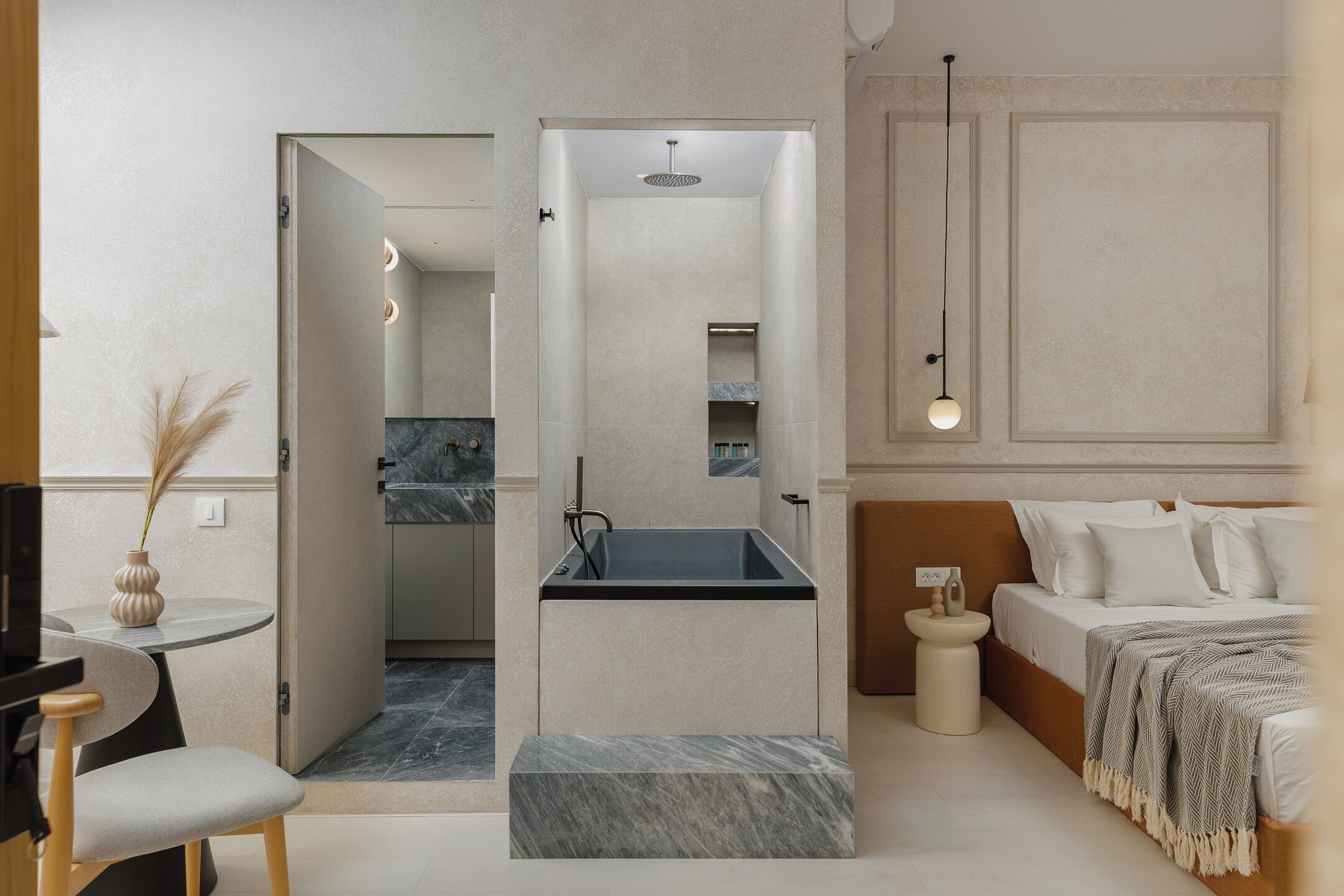 Luksus-studiolejlighed | Premium-sengetøj, dundyner, senge med topmadrasser