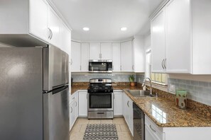 Fridge, microwave, oven, stovetop - 2 Homes in One!  2 Kitchens Huge Outdoor Retreat (Norwalk)