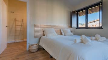4 slaapkamers, gratis babybedden, beddengoed