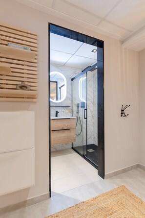 Dusche, Handtücher