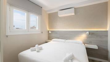 1 dormitorio, caja fuerte, wifi gratis y ropa de cama