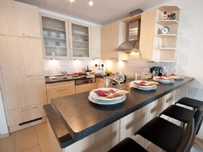 House | Private kitchen - Sea View No 19 Comfortable Holiday Residence (Wittduen)