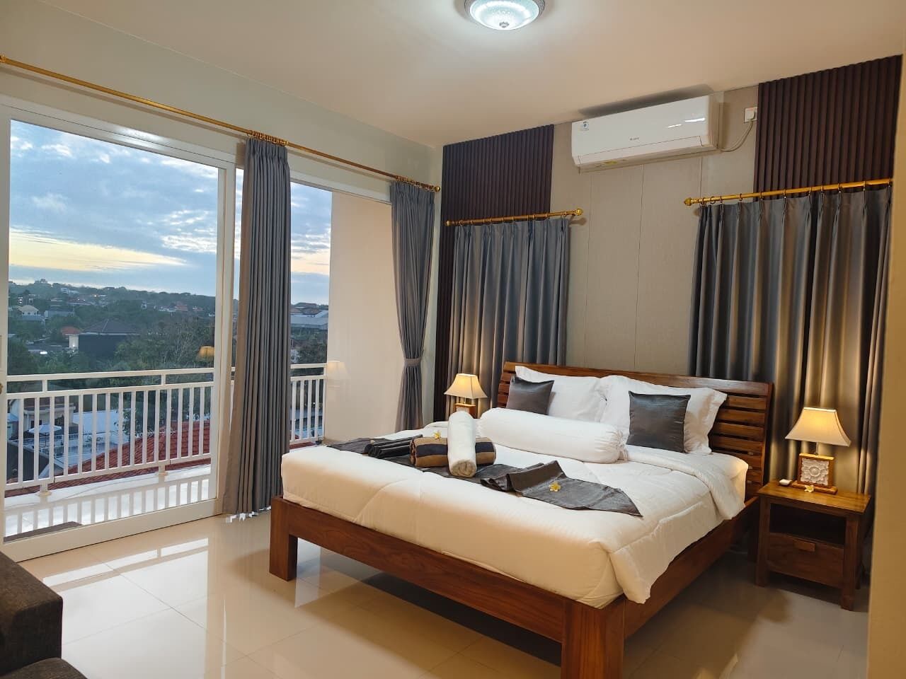 Villa clásica, 2 habitaciones, alberca privada, vista a la colina | Vista desde la habitación