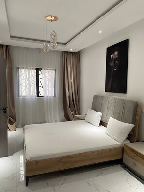 1 chambre, fer et planche à repasser, Wi-Fi, draps fournis