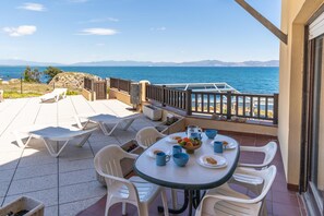 Apartment | Balcony - Apartment by Illa Mateua Beach, Costa Brava (L'Escala)