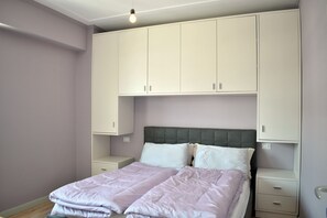 1 間睡房、熨斗/熨衫板、免費 Wi-Fi、床單