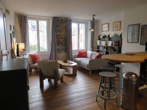 Charmant appartement au cœur de Le Palais, proche commerces et plage