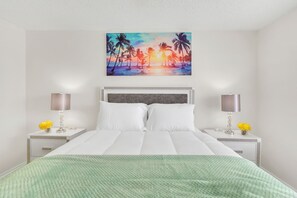 2 bedrooms, desk, iron/ironing board, free WiFi