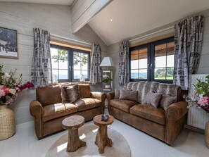 Living room - Chalet in Trois-ponts Near Coo Waterfalls (Trois-Ponts)