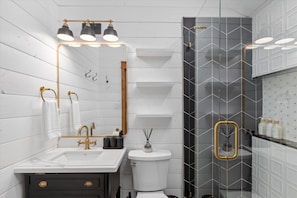 Shower, towels