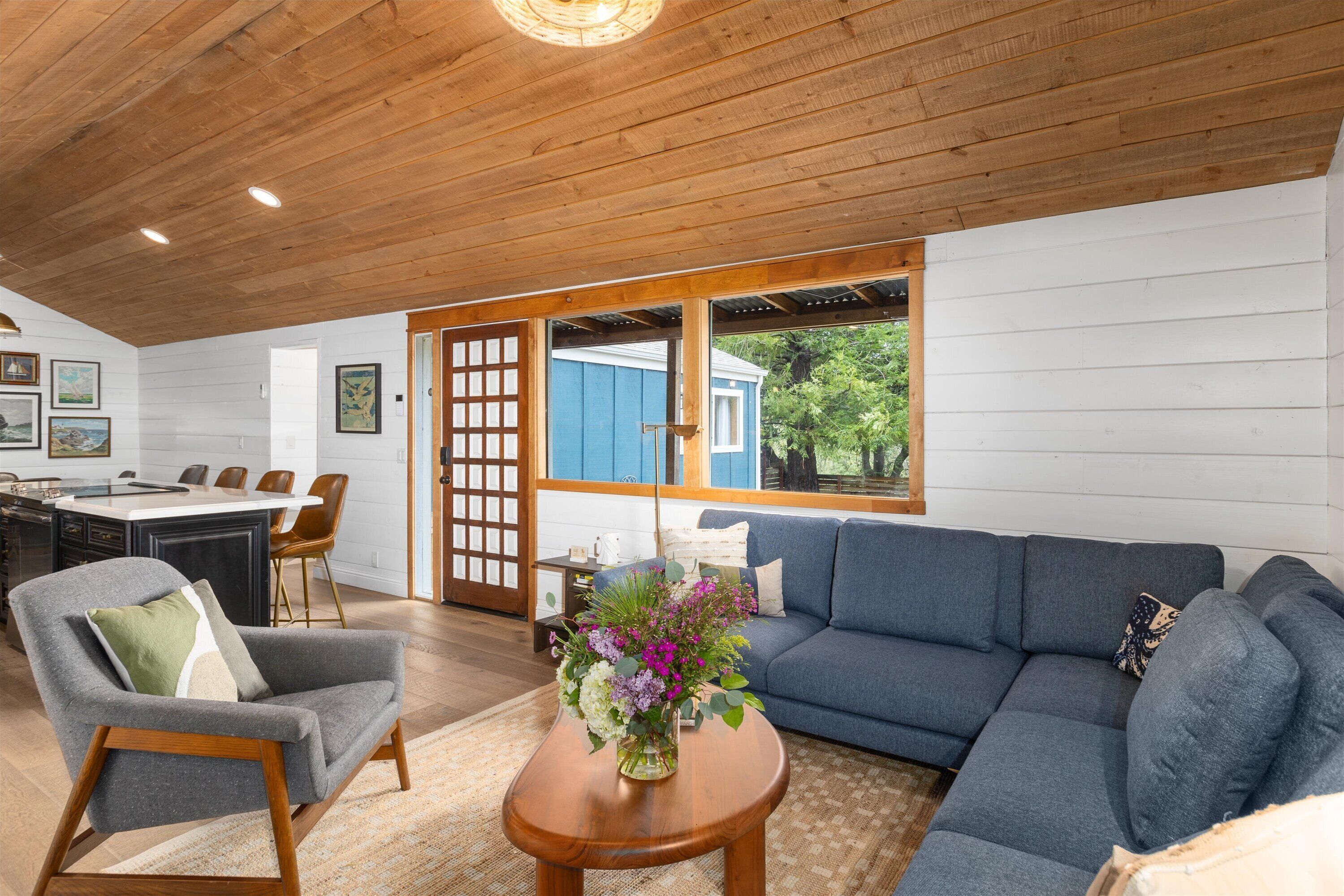 TV connectée, cheminée