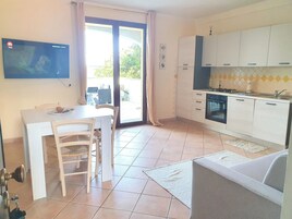 舒适公寓, 山景 | 起居区