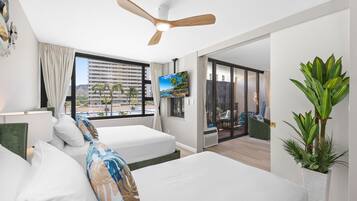 1 chambre, fer et planche Ă repasser, Wi-Fi gratuit, draps fournis