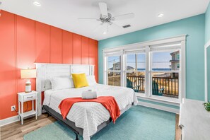4 bedrooms, iron/ironing board, travel crib, WiFi