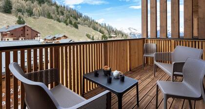 Apartment in Plagne 1800 With Ski-in/ski-out