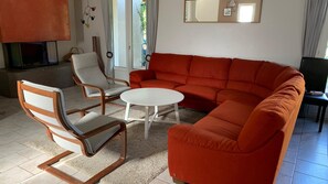 TV, fireplace, DVD player, computer monitors - Air-conditioned villa with swimming pool in a private estate in Aix en Provence (Aix-en-Provence)