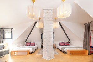 3 habitaciones, tabla de planchar con plancha y wifi gratis 