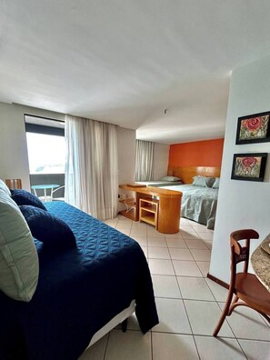 1 bedroom, iron/ironing board, WiFi - NATAL PLAZA - FLAT - 13th floor with sea view (Balcony and kitchen) (Vila de Ponta Negra Natal)