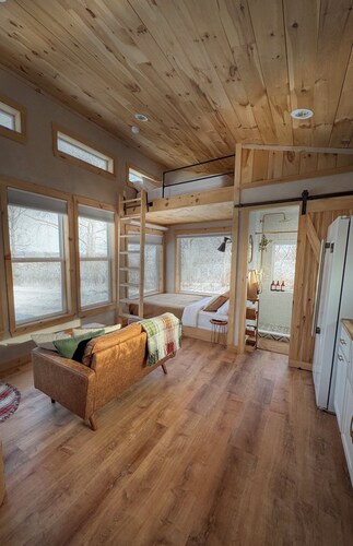 The Stead- A tiny home on an Alpaca farm in the beautiful Mohawk Valley.