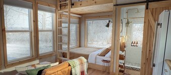 The Stead- A tiny home on an Alpaca farm in the beautiful Mohawk Valley.
