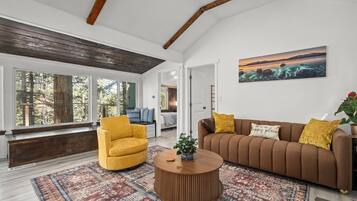 TV connectée, cheminée