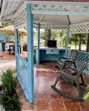 Family Villa, Pool View | Terrace/patio - Boqueron Beach and Country Cabins (Boqueron)