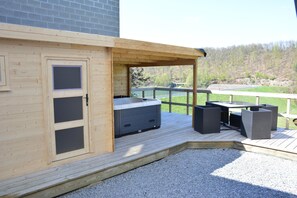 House | Balcony - Lake-view Apartment With Sauna, hot tub (Stavelot)