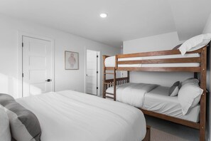 8 bedrooms, iron/ironing board, travel cot, WiFi