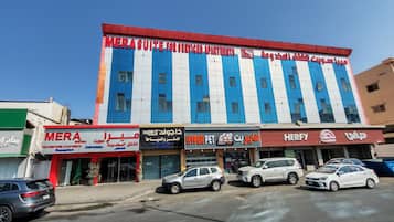 Overnatningsstedets facade