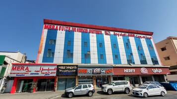 Façana frontal de l'allotjament