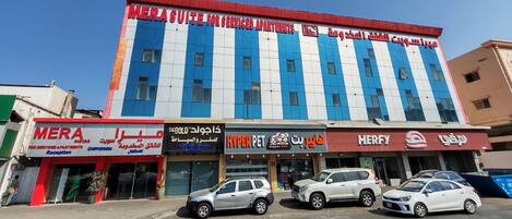 Voorkant van accommodatie