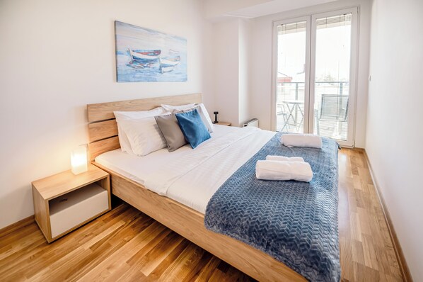 1 غرفة نوم ومكتب ومكواة/لوح كي وواي فاي