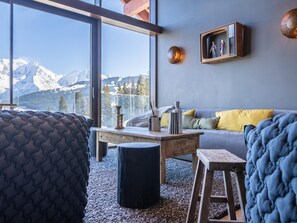 Living room - Alpine Escape With Mont-blanc Views (Cordon)