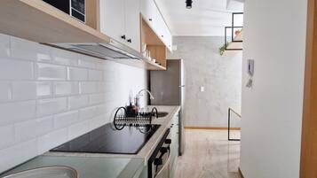 Apartamento básico | Cozinha privada | Cafeteira/chaleira