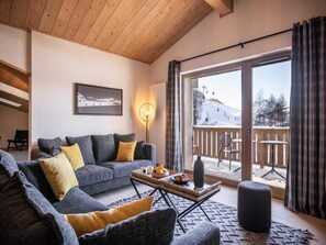 Apartment | Living room - Apartment in Aime-la-plagne Near Fornelet Lift (Aime-la-Plagne)