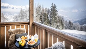 Balcony - Apartment in Aime-la-plagne Near Fornelet Lift (Aime-la-Plagne)