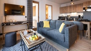 Living room - Apartment in Aime-la-plagne Near Fornelet Lift (Aime-la-Plagne)