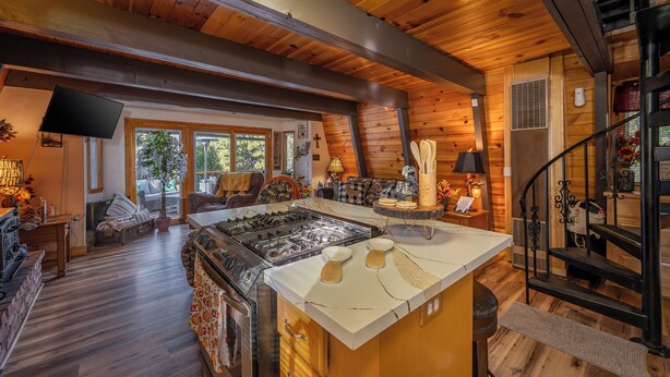 Interior - Secluded Cabin w/ Spa & Games! (Big Bear)